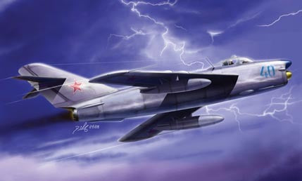 HB80336 HobbyBoss 1/48 MiG-17PF Fresco D Plastic Model Kit [80336]