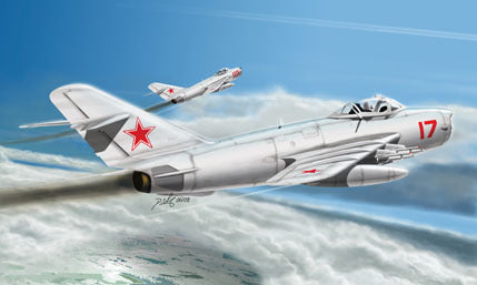 HB80337 HobbyBoss 1/48 MiG-17 PFU Fresco E Plastic Model Kit [80337]