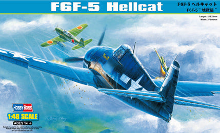 HB80339 HobbyBoss 1/48 F6F-5 Hellcat Plastic Model Kit [80339] HobbyBoss