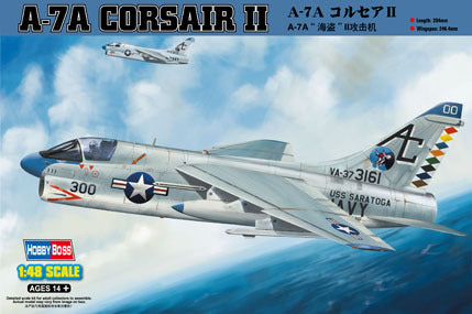 HB80342 HobbyBoss 1/48 A-7A Corsair II Plastic Model Kit [80342] HobbyBoss