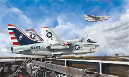 HB80343 HobbyBoss 1/48 A-7B Corsair II Plastic Model Kit [80343] HobbyBoss