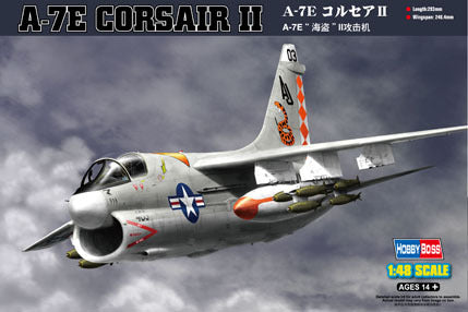 HB80345 HobbyBoss 1/48 A-7E Corsair II Plastic Model Kit [80345] HobbyBoss