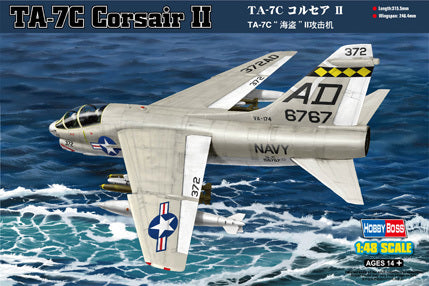HB80346 HobbyBoss 1/48 TA-7C Corsair II Plastic Model Kit [80346] HobbyBoss