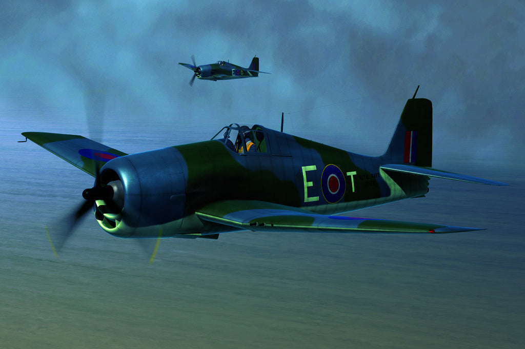 HB80361 HobbyBoss 1/48 British Fleet Air Arm Hellcat Mk.II Plastic Model Kit [80361] HobbyBoss