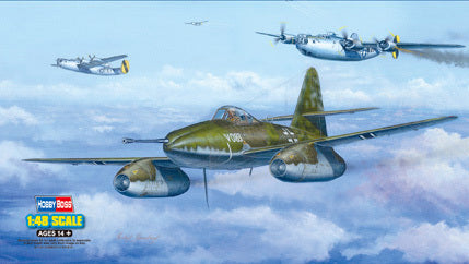 HB80372 HobbyBoss 1/48 Messerschmitt Me 262 A-1a/U4 Plastic Model Kit [80372]