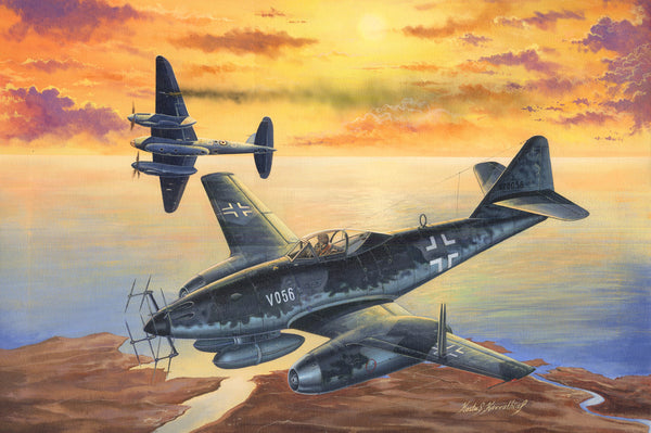 HB80374 HobbyBoss 1/48 Me 262 A-1a/U2(V056) Plastic Model Kit [80374]