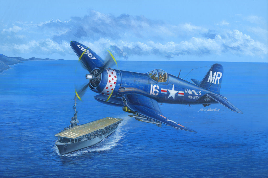 HB80388 HobbyBoss 1/48 F4U-4B Corsair Plastic Model Kit [80388] HobbyBoss