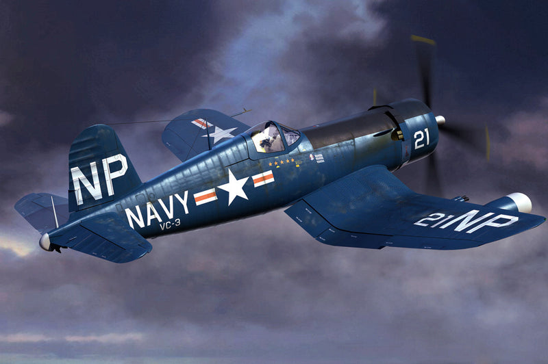 HB80390 HobbyBoss 1/48 F4U-5N Corsair early version Plastic Model Kit [80390]