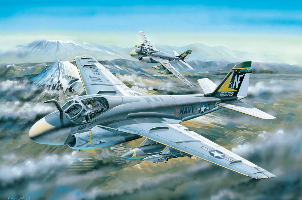 HB81708 HobbyBoss 1/48 A-6A Intruder Plastic Model Kit [81708] HobbyBoss