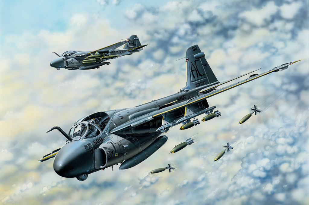 HB81710 HobbyBoss 1/48 A-6E TRAM Intruder Plastic Model Kit [81710] HobbyBoss