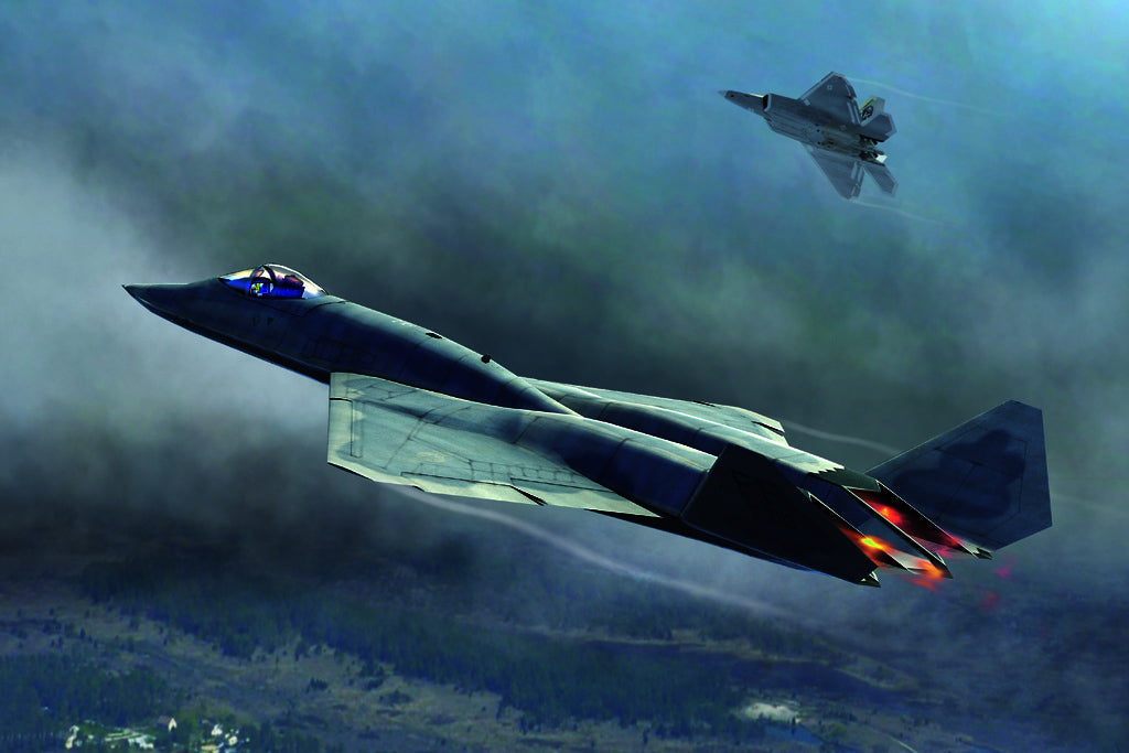 HB81722 HobbyBoss 1/48 YF-23 Prototype Plastic Model Kit [81722] HobbyBoss