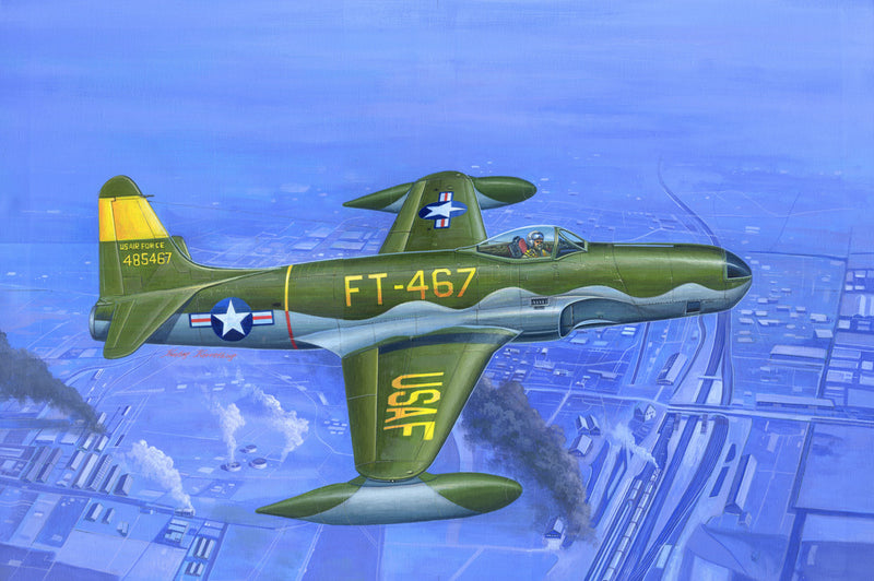 HB81724 HobbyBoss 1/48 RF-80A Shooting Star fighter Plastic Model Kit [81724]