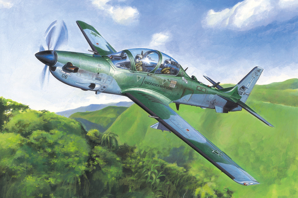 HB81727 HobbyBoss 1/48 Brazilian EMB314 Super Tucano Plastic Model Kit [81727] HobbyBoss