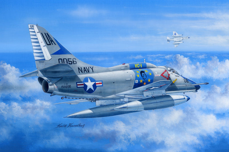 HB81764 HobbyBoss 1/48 A-4E Sky Hawk Plastic Model Kit [81764]