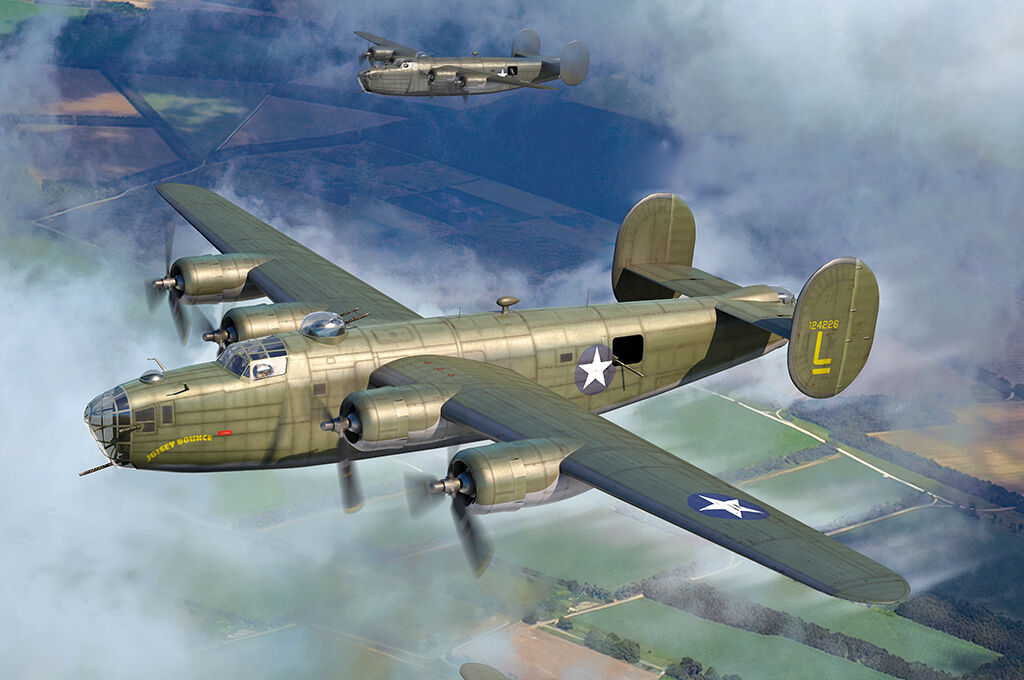 HobbyBoss 1/48 US B-24D Liberator Plastic Model Kit [81775]