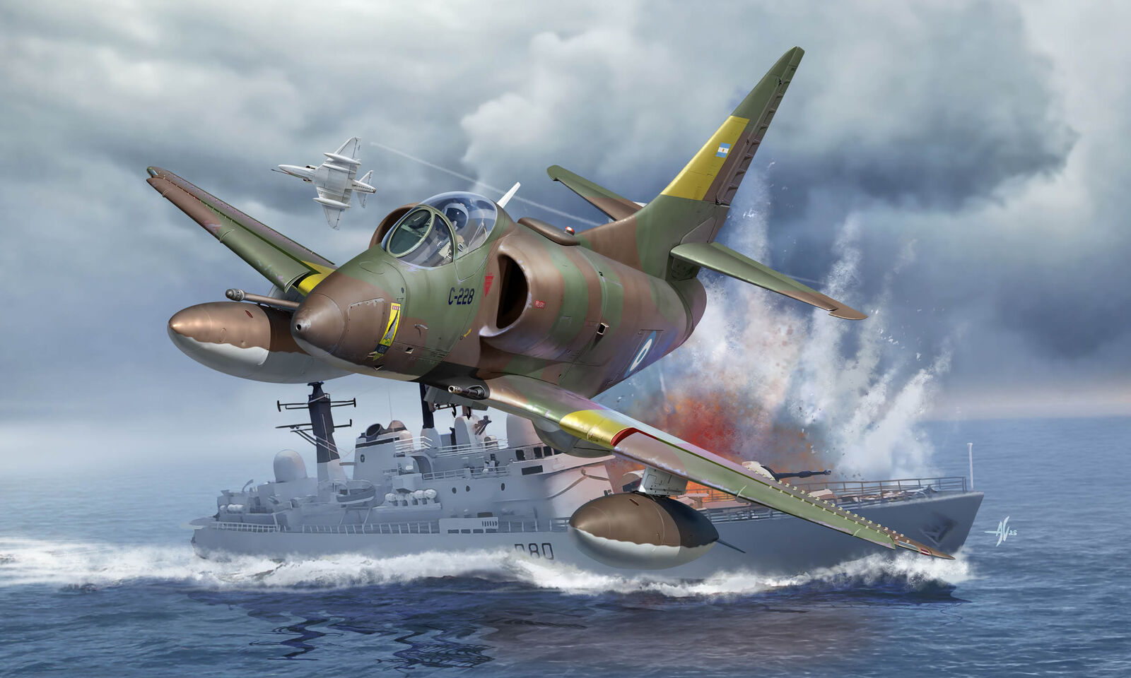 HobbyBoss 1/48 A-4P Sky Hawk Plastic Model Kit
