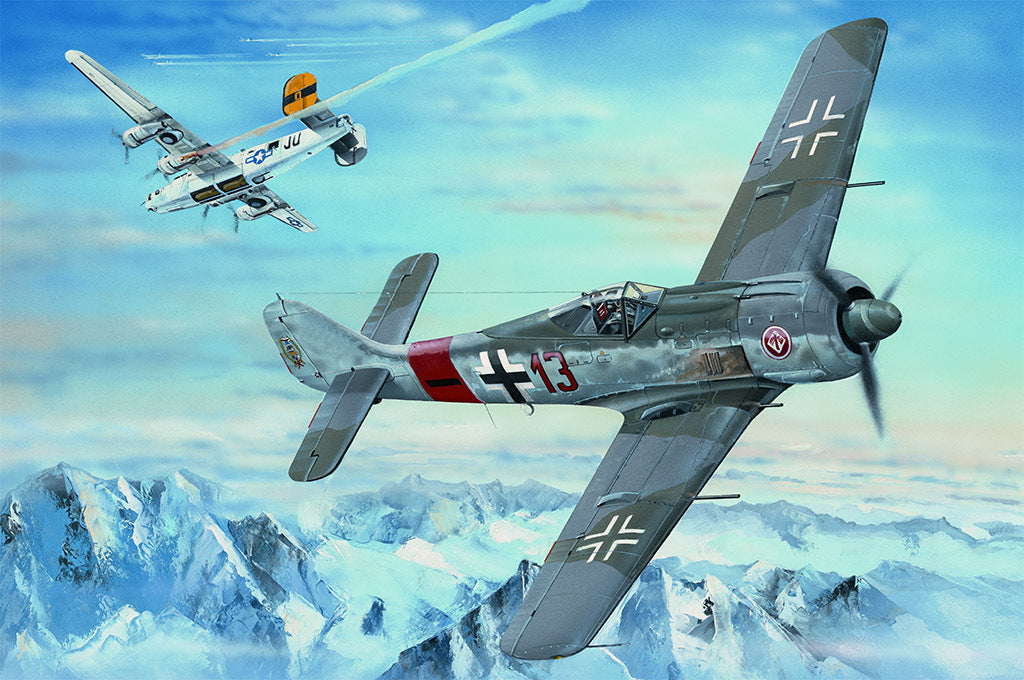 HB81803 HobbyBoss 1/18 Focke-Wulf FW190A-8 Plastic Model Kit [81803] HobbyBoss