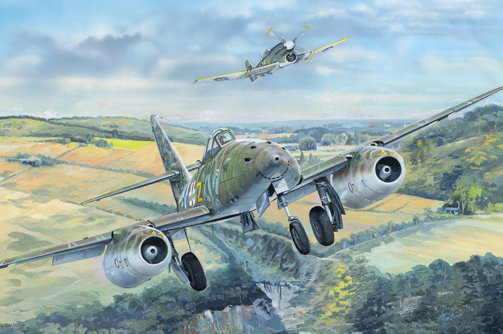 HB81805 HobbyBoss 1/18 ME262 A-1a Fighter Plastic Model Kit [81805] HobbyBoss