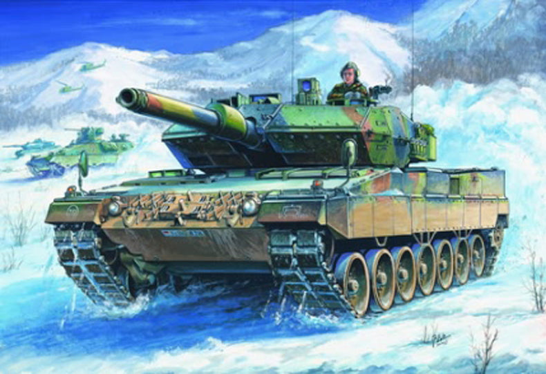 HB82402 HobbyBoss 1/35 German Leopard 2 A5/A6 tank Plastic Model Kit [82402] HobbyBoss