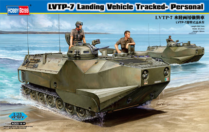 HB82409 HobbyBoss 1/35 LVTP-7 Landing Vehicle Tracked- Personnel Plastic Model Kit [82409]