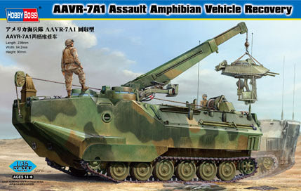 HB82411 HobbyBoss 1/35 AAVR-7A1 Assault Amphibian Vehicle Recovery Plastic Model Kit [82411]