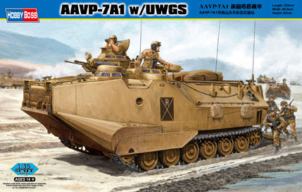 HB82412 HobbyBoss 1/35 AAVP-7A1 w/UWGS Plastic Model Kit [82412]