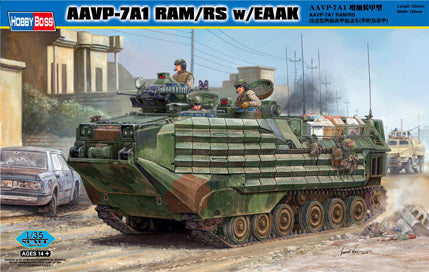 HB82416 HobbyBoss 1/35 AAVP-7A1 RAM/RS w/EAAK Plastic Model Kit [82416]