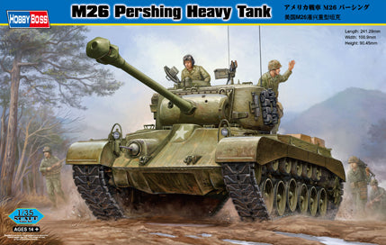HB82424 HobbyBoss 1/35 M26 Pershing Heavy Tank Plastic Model Kit [82424] HobbyBoss