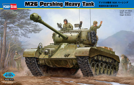 HB82424 HobbyBoss 1/35 M26 Pershing Heavy Tank Plastic Model Kit [82424]