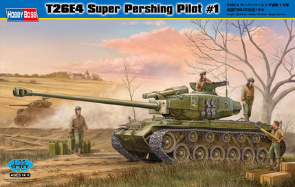 HB82426 HobbyBoss 1/35 T26E4 Super Pershing, Pilot #1 Plastic Model Kit [82426]