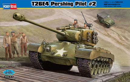 HB82427 HobbyBoss 1/35 T26E4 Pershing, Pilot #2 Plastic Model Kit [82427] HobbyBoss