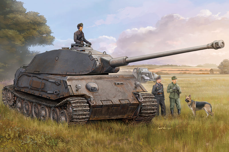HB82444 HobbyBoss 1/35 German VK4502 (P) Vorne Plastic Model Kit [82444]
