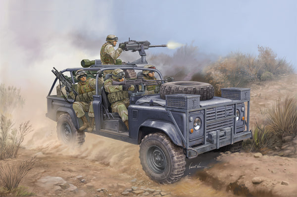 HB82449 HobbyBoss 1/35 RSOV w/MK 19 grenade launcher Plastic Model Kit [82449]