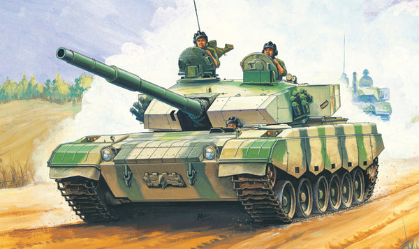 HB82464 HobbyBoss 1/35 PLA ZTZ96 MBT Plastic Model Kit [82464]