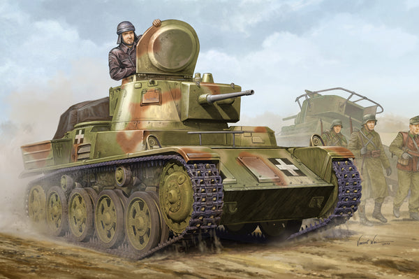 HB82478 HobbyBoss 1/35 Hungarian Light Tank 38M Toldi II(B40) Plastic Model Kit [82478]