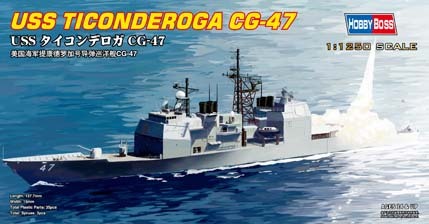 HB82501 HobbyBoss 1/1250 TICONDEROGA CG-47 Plastic Model Kit [82501] HobbyBoss