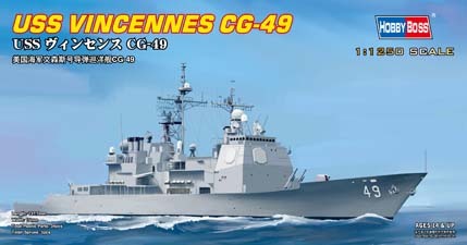 HB82502 HobbyBoss 1/1250 VINCENNES CG-49 Plastic Model Kit [82502] HobbyBoss