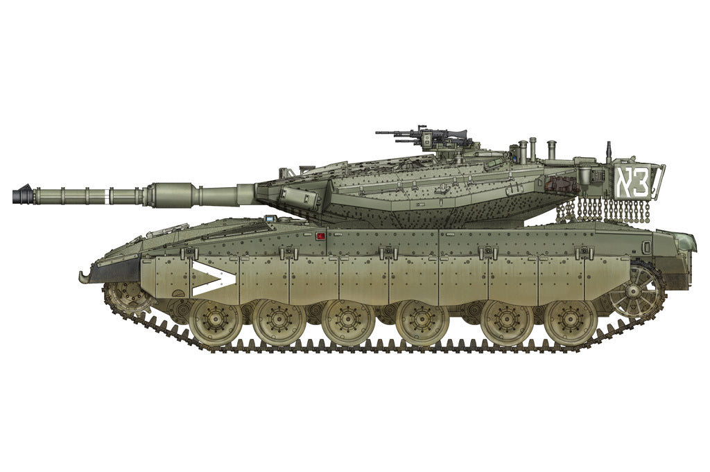 HB82916 HobbyBoss 1/72 IDF Merkava Mk.IIID Plastic Model Kit [82916] HobbyBoss