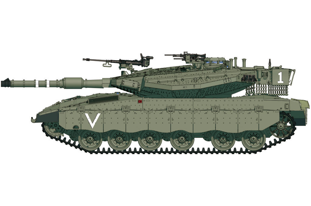 HB82917 HobbyBoss 1/72 IDF Merkava Mk.IIID(LIC) Plastic Model Kit [82917] HobbyBoss