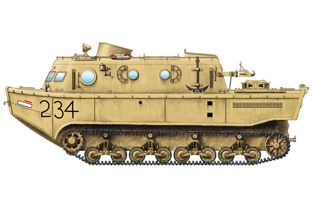 HB82918 HobbyBoss 1/72 German Land-Wasser-Schlepper (LWS) Amphibious Tractor Early Prod. Model Kit [82918] HobbyBoss