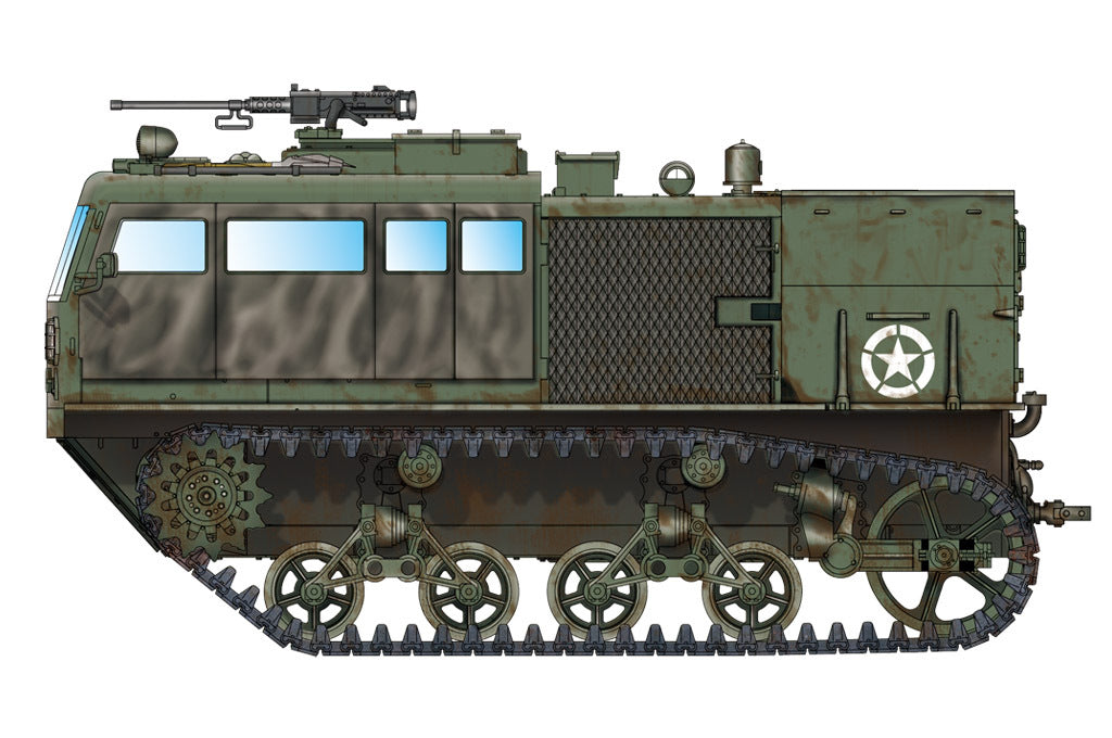 HB82920 HobbyBoss 1/72 M4 High Speed Tractor(3-in./90mm) Plastic Model Kit [82920] HobbyBoss