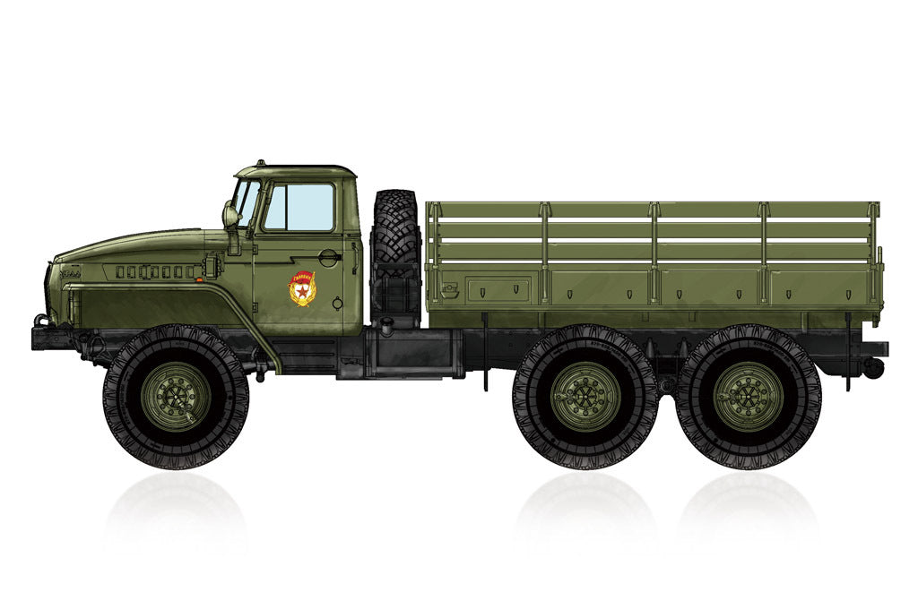 HB82930 HobbyBoss 1/72 Russian URAL-4320 Truck Plastic Model Kit [82930] HobbyBoss
