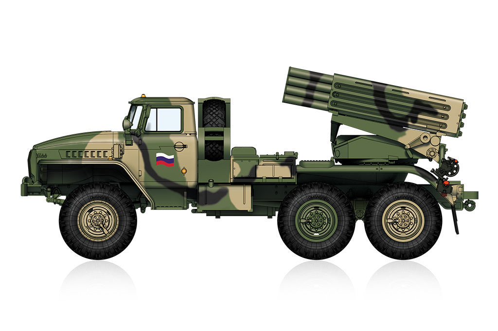 HB82932 HobbyBoss 1/72 Russian BM-21 Grad Late Version Plastic Model Kit [82932] HobbyBoss