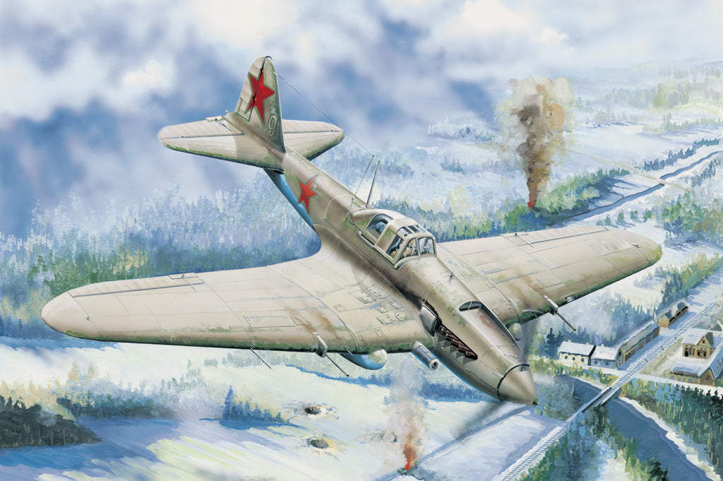 HB83201 HobbyBoss 1/32 IL-2 Ground attack aircraft Plastic Model Kit [83201] HobbyBoss