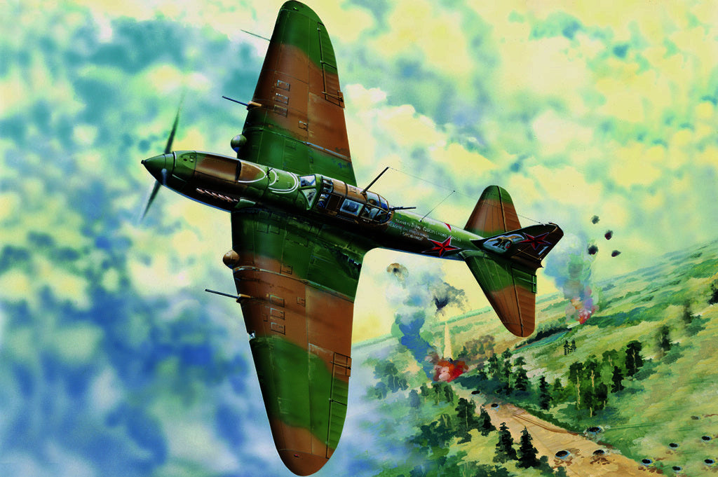 HB83204 HobbyBoss 1/32 IL-2M3 Ground attack aircraft Plastic Model Kit [83204] HobbyBoss