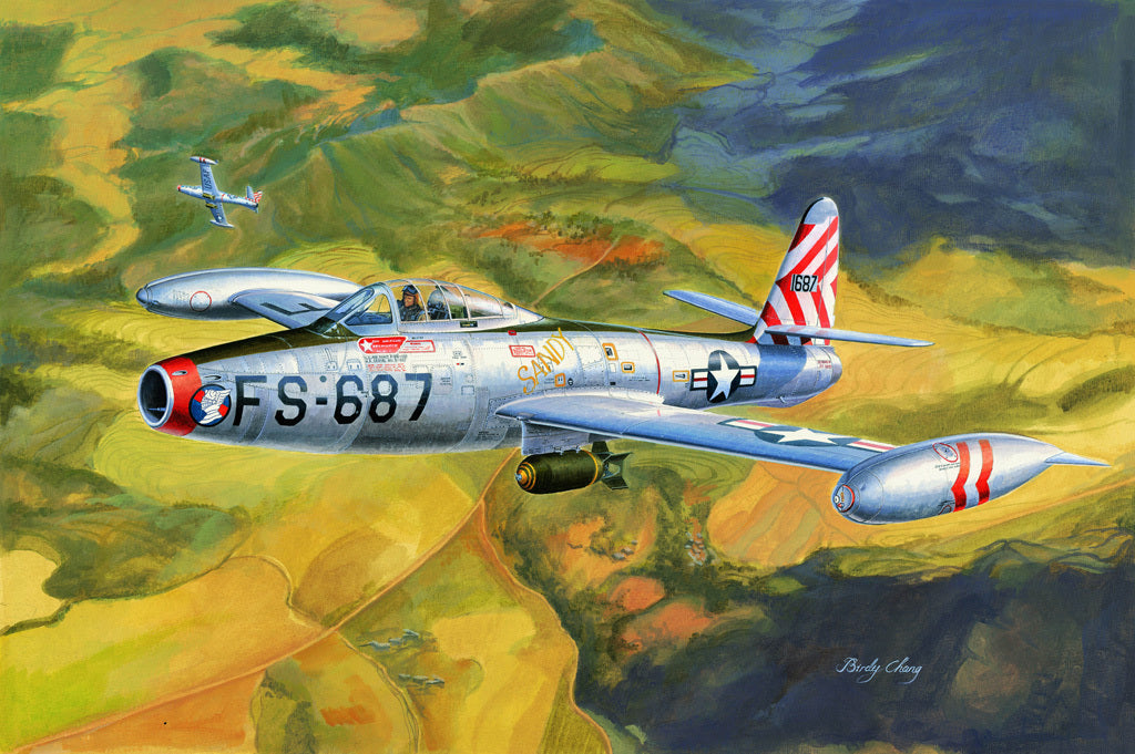 HB83207 HobbyBoss 1/32 F-84E Thunderjet Plastic Model Kit [83207] HobbyBoss