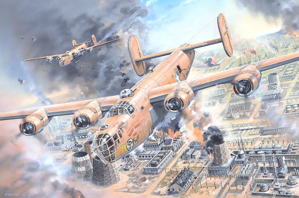HB83212 HobbyBoss 1/32 US B-24D Liberator Plastic Model Kit [83212] HobbyBoss