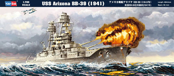 HB83401 HobbyBoss 1/700 Arizona BB-39 (1941) Plastic Model Kit [83401]