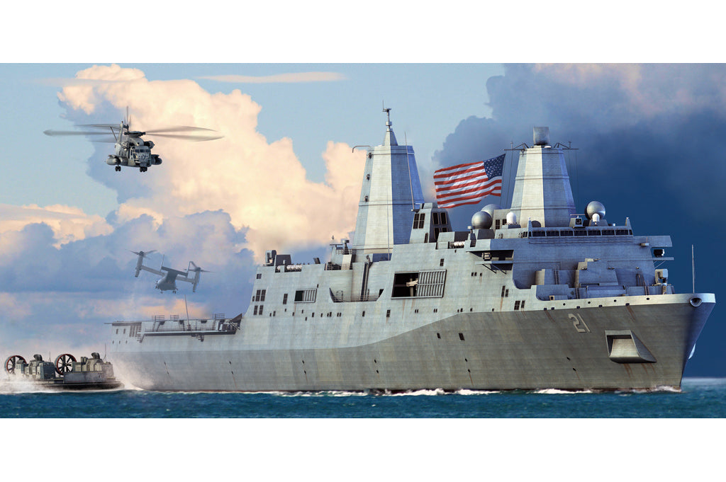HB83415 HobbyBoss 1/700 New York (LPD-21) Plastic Model Kit [83415] HobbyBoss