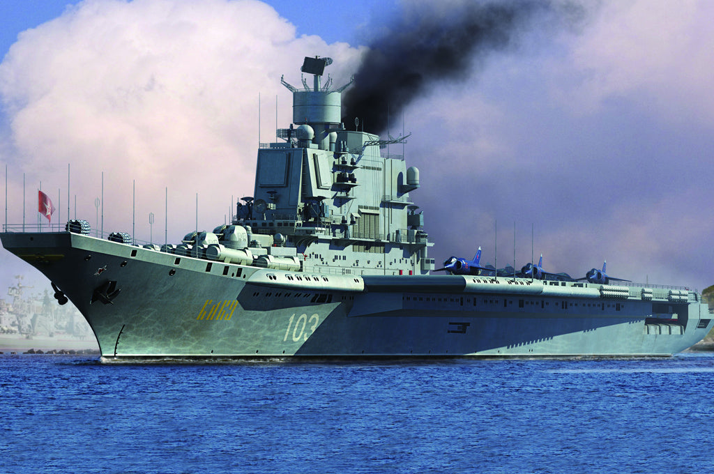 HB83416 HobbyBoss 1/700 Soviet Aircraft Carrier Baku Plastic Model Kit [83416] HobbyBoss